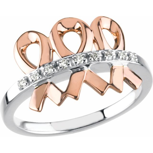 14K White/Rose