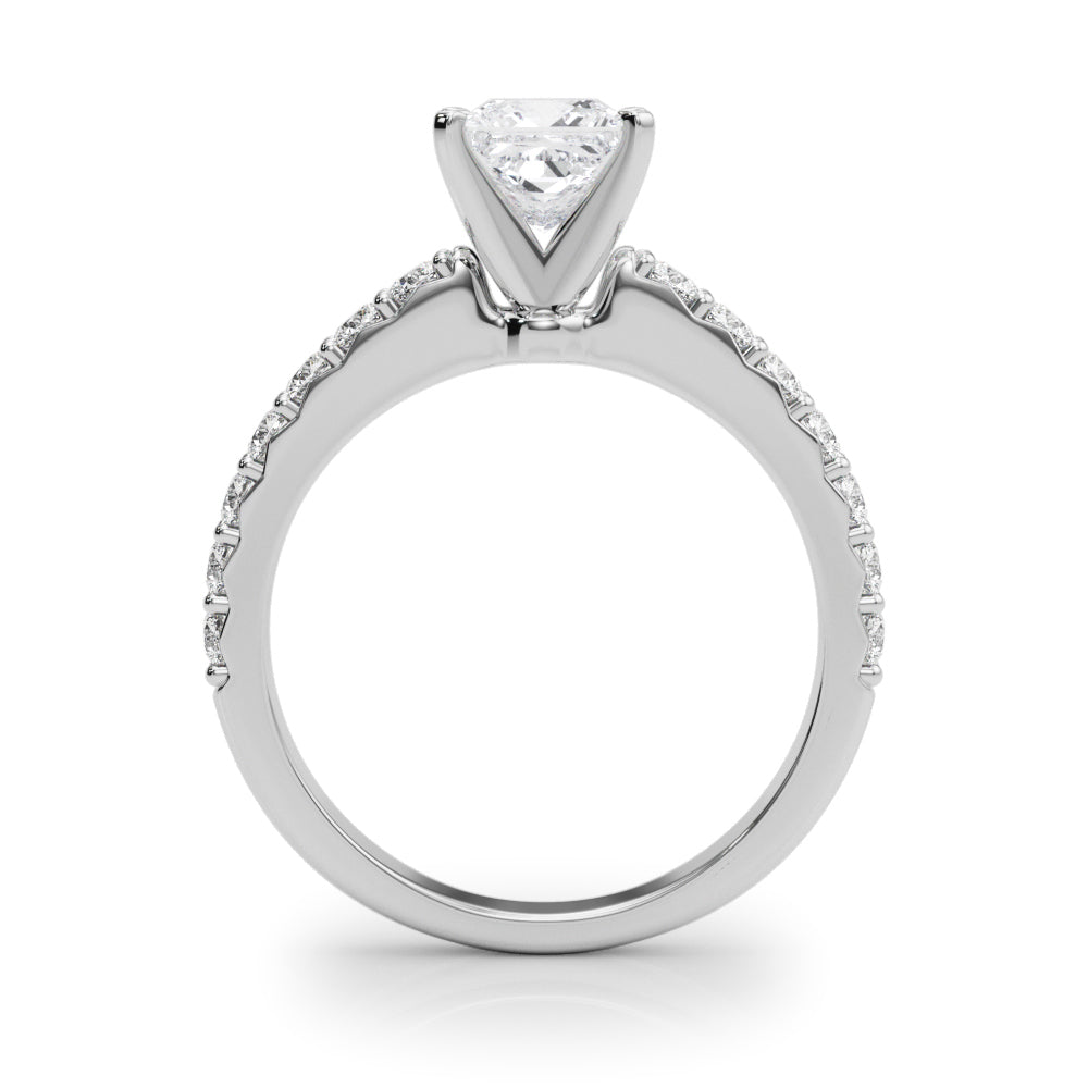 Engagement Rings Single Row Prong Set