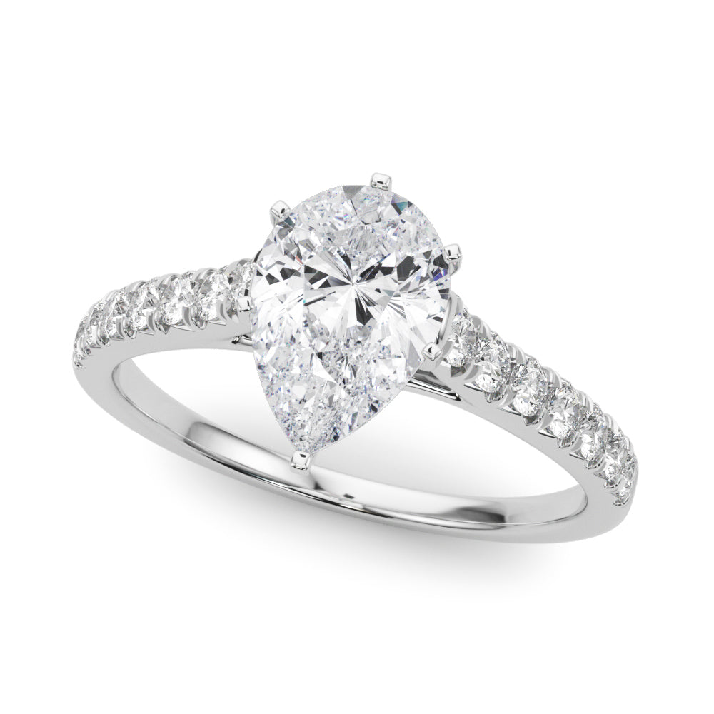 Engagement Rings Single Row Prong Set